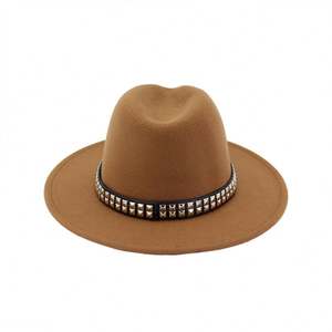 Sombreros Fedora de Fieltro de Lana Unisex X3079 con Cinta y Accesorios de Cuerda - Sombrero Casual para las Cuatro Estaciones - Product Image 3