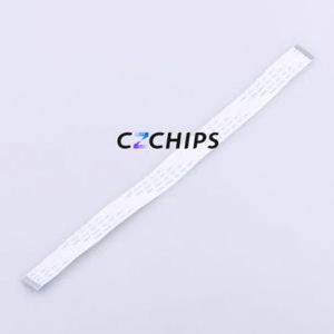 JS10A-16P-250-4-8 FFC Cable (Flexible Flat Cable) P=1mm Connector 16P 1mm 0.3mm Non-Inverting - Product Image 1