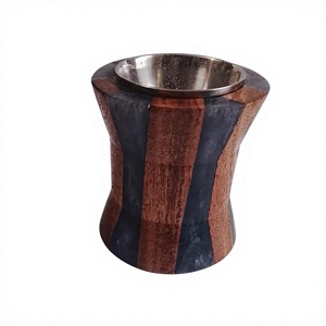 Nouveau brûleur à bakhoor FAIZA CRAFT FC-8503 en bois d'acacia et résine époxy, fait main, durable, logo personnalisable, parfum du Moyen-Orient - Product Image 2