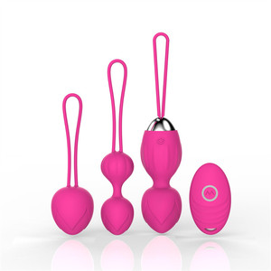 Remote Control High Quality Vibrating Kegel Weights Strengthen Vaginal and Pelvic Floor Muscles <strong>Bolas</strong> Kegel Balls Set - Product Image 2