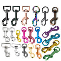 Mousqueton pivotant robuste en métal personnalisé avec clip à déclenchement rapide pour laisse de chien, sangle de sac à main, porte-clés et accessoires