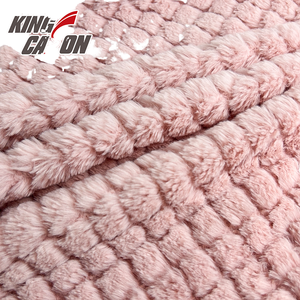 <span class=keywords><strong>Kingcason</strong></span> Nhà Máy Bán Buôn 100% Polyester Jacquard Thỏ Lông Vải Fluffy Thoải Mái 200gsm Giường Lót Chăn Cho Nhà - Product Image 4