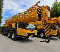 Grue mobile sur camion d'occasion XC 80 tonnes QY80L6-1 Année 2022 4001-6000 heures de fonctionnement Flèche principale 60 mètres Moteur Weichai Contrepoids 24,6 tonnes