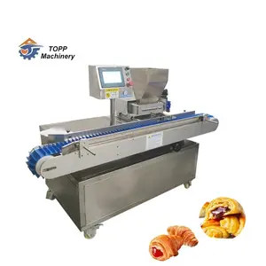 Bread cutting cream filling machine bread cake core stuffing maker machine bread cake core stuffing maker machine