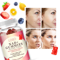Gomitas NAD de Alta Calidad para Adultos, Vitalidad Diaria, Antienvejecimiento, Cuidado de la Piel, Antioxidante, 60 Unidades, 1-2 por Porción, Personalizadas