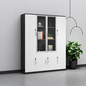 Grand <span class=keywords><strong>casier</strong></span> de rangement en bois avec 2, 3, 4 ou <span class=keywords><strong>6</strong></span> portes battantes, armoire de classement pour le bureau du patron, rangement avec 5 <span class=keywords><strong>tiroirs</strong></span> - Product Image 4