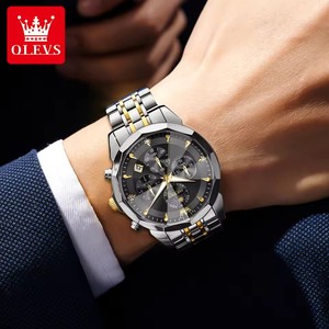 <span class=keywords><strong>Reloj</strong></span> OLEVS 3673 <span class=keywords><strong>Original</strong></span> para Hombre de Negocios, Manecillas Luminosas, Resistente al Agua, Fase Lunar, <span class=keywords><strong>Reloj</strong></span> de Pulsera de Lujo, <span class=keywords><strong>Reloj</strong></span> de Fecha para Hombre - Product Image 3