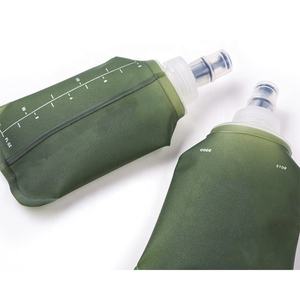 Groothandel 200Ml Leger Groene Zachte Kolf Draagbare Outdoor Opvouwbare Tpu Sport Waterfles Met Custom Logo - Product Image 2