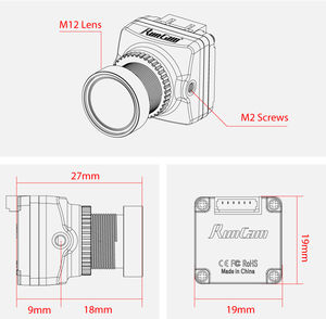 RunCam Night Eagle 3 1000TVL カメラ 8.5g モデル飛行機用ナイトビジョンHD FPV RCパーツ用 - Product Image 6