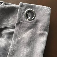 Rideaux occultants 100 % polyester pour hôtels et maisons, design jacquard tissé plat pour usage domestique et hospitalier