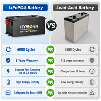 Batterie LiFePO4 51.2V 76.8V 65Ah 105Ah 150Ah avec BMS intelligent pour trottinette, voiturette de golf, tricycle électrique et voiture de tourisme