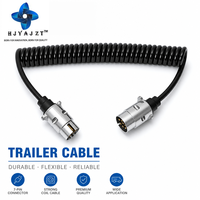 Câble électrique ABS homologué DOT à 7 voies, 5,5 m, tuyau de frein homologué DOT, conduite de frein hydraulique pour camions et remorques