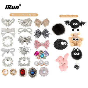 IRun Custom Detachable Diamond Mix Bows <strong>Shoe</strong> Buckle charm Crystal <strong>Shoe</strong> <strong>Clip</strong> Metal Bowknot <strong>Shoe</strong> <strong>Accessories</strong> - Product Image 3