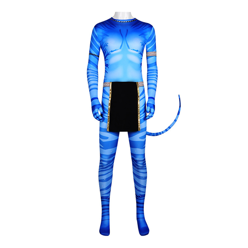 Vêtements moulants pour hommes avec queues
