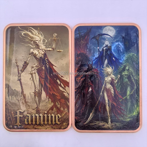 Lingote de Cobre Fino de 5oz, Cuatro Caballeros del Apocalipsis, Set Coleccionable de Metal, Souvenir con Impresión UV a Todo Color, Barra de Cobre - Product Image 3