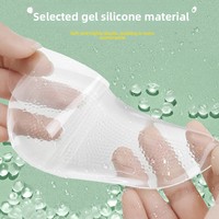 Supports de voûte plantaire en silicone pour pieds plats, jambes en O/X, antidérapants, transparents, demi-pointure, coussinets de voûte plantaire à sept points, garantie à vie, pour hommes et femmes