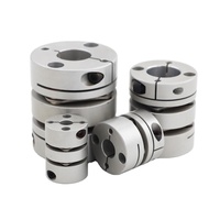 Couplage élastique à double diaphragme flexible GL en alliage d'aluminium pour encodeur de servomoteur à vis