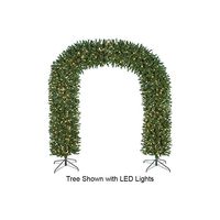 Garten dekoration PVC Weihnachts baum bogen grüner Gras bogen