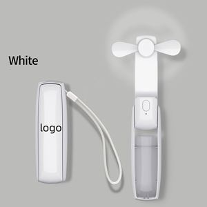 พัดลมมือถือ 3 in 1 พัดลมพับได้ พัดลมพกพาแบบชาร์จ USB พร้อมพาวเวอร์แบงค์ - Product Image 1