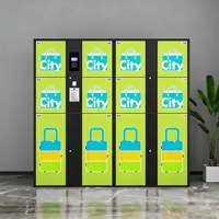Casillero Inteligente de Autoservicio para Paquetes y Equipaje con Pantalla Táctil, Gabinete de Almacenamiento Digital Inteligente