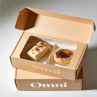 Boîte à pâtisserie en papier blanc, boîte en carton carrée, emballage jetable, boîte à gâteaux, boîte à macarons, emballage pour pain, boîte d'emballage avec fenêtre