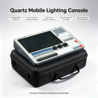 Console de contrôle mobile V18 Quartz Mini Tiger Touch Mini DMX - Convient pour l'éclairage de scène lors de concerts et dans les bars