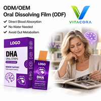 Bandes de film oralisables DHA Oméga 3 OEM ODM pour le soutien cognitif et la mémoire cérébrale – Marque privée