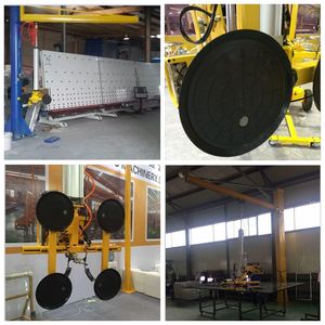 ट्रूटेक मोबाइल ग्लास हैंडलिंग कार्ट के साथ 100 किलोग्राम 200 किलोग्राम 220v 7kw के साथ इन्सुलेट ग्लास उत्पादन के लिए - Product Image 6