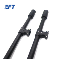 Barre transversale de train d'atterrissage de Drone EFT avec Fiftings 20*600/2 pièces pour G410/G610/G616 cadre de Drone agricole outils agricoles pièces de rechange