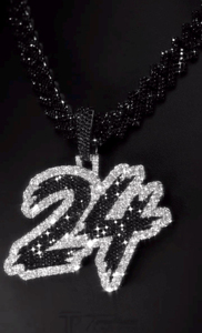 Colgante Grande de Dos Capas con Número y Letras Personalizados, con Diamantes Moissanite VVS, Plata de Ley 925, Joyería Hip Hop para Hombre - Product Image 3