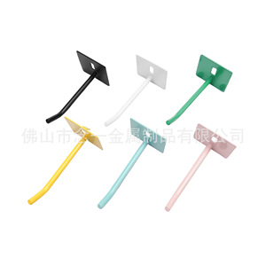Pegboard <b>Hooks</b> Universal Round Hole Wall Mounted Punch Free Plastic PP Storage Organization For Study Room Home Use - Product Image 3