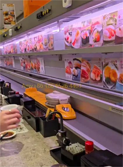 Sistema de entrega de trem bala em linha reta de alta venda para qualquer tipo de restaurantes