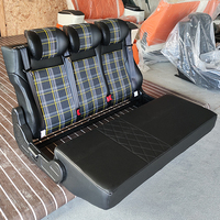 Chengbo FBN-160 Maßgefertigter 1600mm Breiter Luxus-Mikrofaser-Leder Wasserdichter Stahlrahmen Wohnmobilsitz, der sich zu Bett, Sofa und Bank Verwandelt