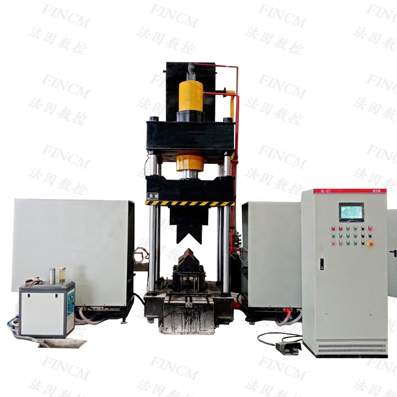 GHQ(250~700) FINCM Steel Construction Angle steel And Plates CNC fire bending machine