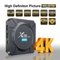 X96 MINI MAX ALLWINNER H313 Quad Core 2 Go de RAM 16 Go de ROM Boîtier TV Android 14 TVBox Quad Core 5G WIFI 4K BT Décodeur VS X96Q