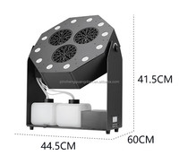 Générateur de bulles automatique de haute qualité 120W avec rotation, 12 LED RGBW DMX, alimentation électrique pour mariage, fête en plein air, métal