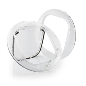 Modern Transparent ABS/Acrylic Pet <strong>Door</strong> <strong>Flap</strong> <strong>for</strong> <strong>Cats</strong> Small Dogs 4-Way Lock Screens/Windows/Sliding <strong>Glass</strong> Portable Durable - Product Image 3