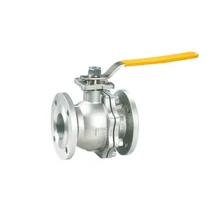 Split Body Two Pieces Stainless Steel RF FF RJ RTJ TG Flanged Ball Valve