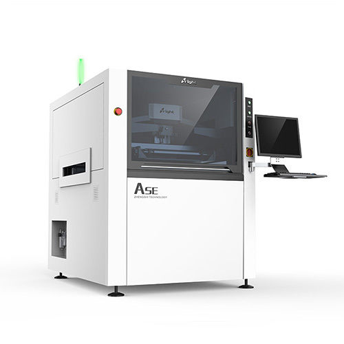 RIGHT Used China-Made Automatic Solder Paste Printer Machine Model ASE for SMT Line PLC Core Components 737mm X 737mm Max Board