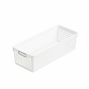 Cesto portaoggetti Inomata nome lungo in colore bianco - Product Image 1