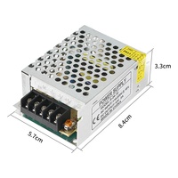 Convertisseur d'alimentation universel à découpage DC 12V 2A 24W pour éclairage LED, transformateur de tension AC 100-240V vers DC 12V