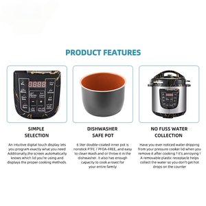 Appareil de cuisine électrique en marbre, multi-cuiseur, grande capacité 6L <span class=keywords><strong>8L</strong></span> 10L 12L - Product Image 5