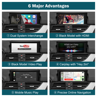 Reproductor de DVD para Auto con CarPlay Inalámbrico, Android Auto y Mirror-link para BMW con Sistema EVO Z4 E89 2017 con Pantalla de 8.8 Pulgadas