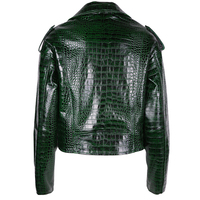 Veste de motard en peau de mouton véritable, veste en cuir véritable surdimensionnée, manteau pour femme, automne