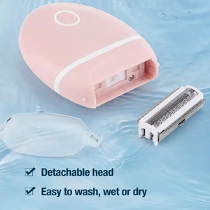 Depiladora Bikini 3 en 1, Herramientas de Depilación Sin Dolor, Recortadora de Vello Corporal y Facial, Depiladora Eléctrica para Mujer, Maquinilla de Afeitar para Bikini - Product Image 6