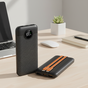 Batterie externe portable 22,5 W à charge ultra-rapide avec sortie USB Type-C, affichage numérique LED et câble de bonne qualité - Product Image 6