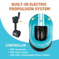 Perahu Apung Tiup Listrik Baru dengan Motor Penggerak Lithium-Ion, Terbuat dari Bahan PVC untuk Kolam Renang/Pantai