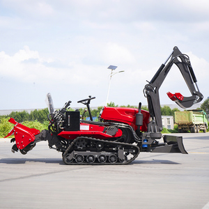 Mini-tracteur agricole sur chenilles équipé d'un moteur de 25 CV/35 CV/50 CV, avec capacité de motoculture et de désherbage. - Product Image 5