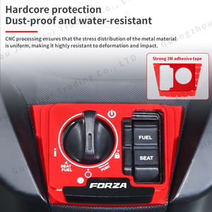Protection de démarreur et de bouton de démarrage coloré en alliage d'aluminium pour moto Forza350, pièce modifiée - Product Image 4