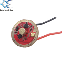 Circuit imprimé de pilote de suralimentation 6V pour lampe torche DIY, sortie 22 mm, pour LED XHP70/XHP70.2 (entrée 3,7-4,2 V)